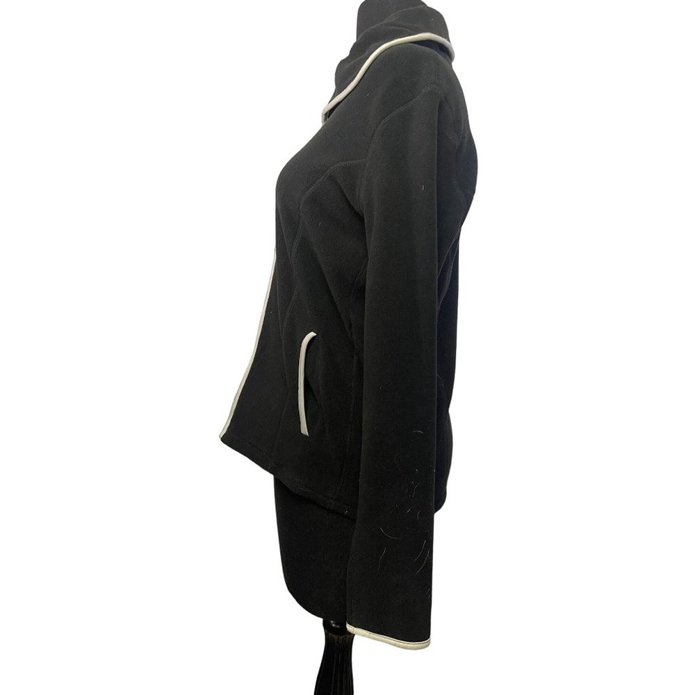 Nomadic Traders Size Small Black Full Zip Fleece … - image 3